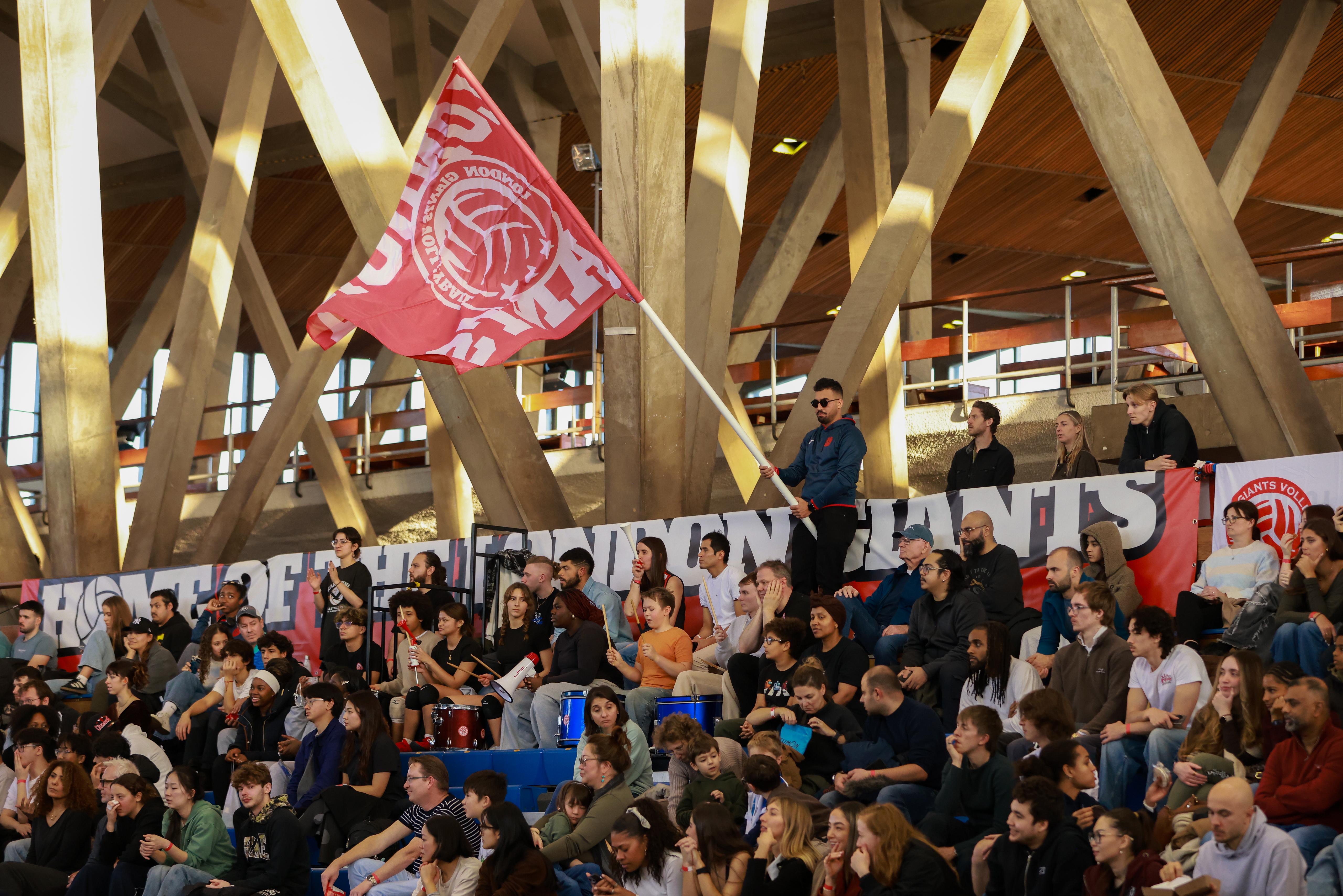 London Giants in action against Malory Eagles in the Men`s Super League.