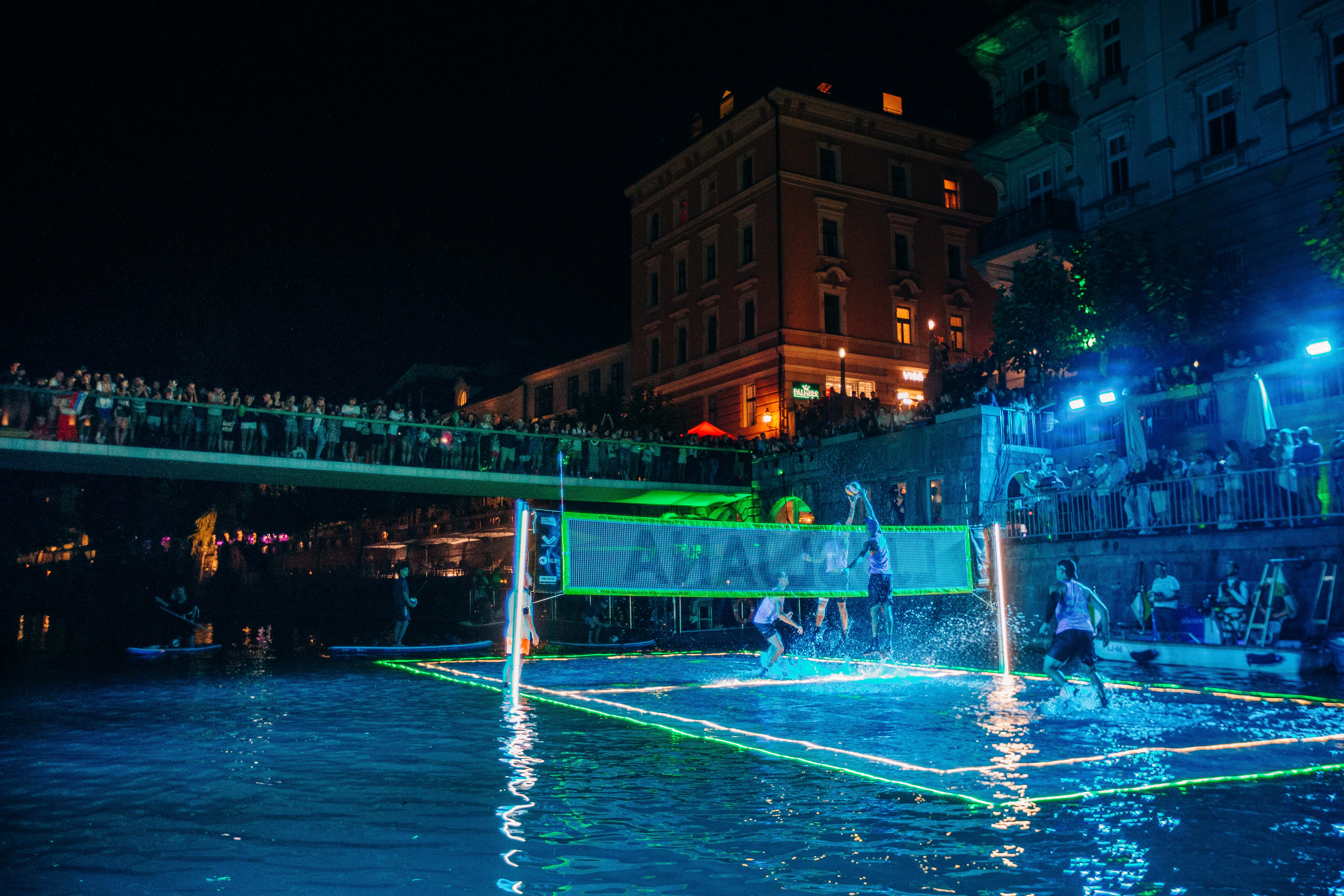 Ljubljana delivers another “Volleyball on Water” spectacle InsideCEV