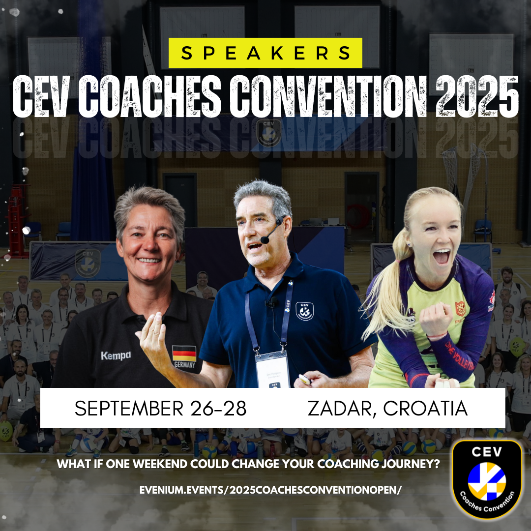 Three keynote speakers for CEV Coaches Convention 2025