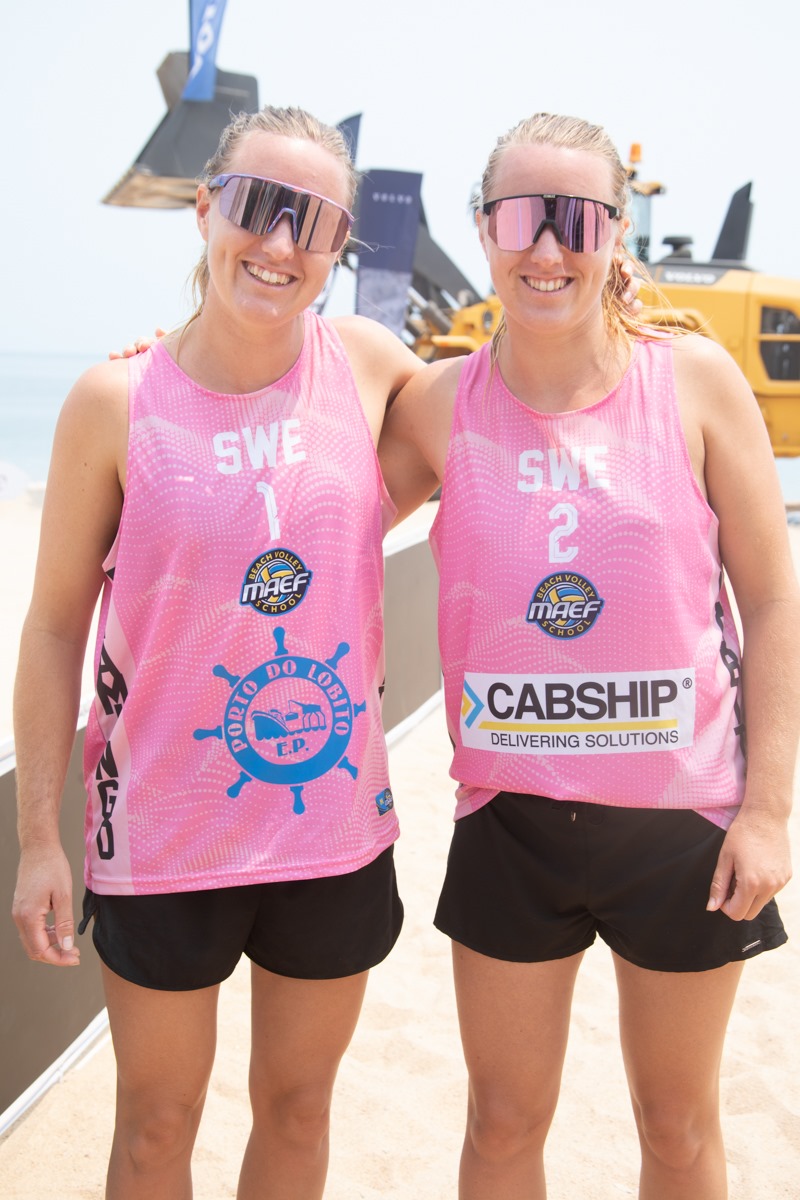 Sanna and Tina Thurin, twin Beach Volleyball champions in Angola