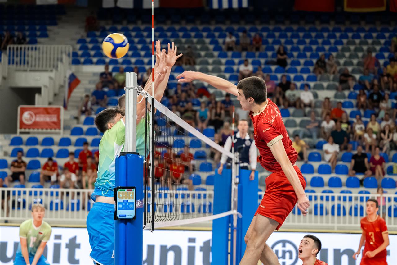 Montenegro start home EuroVolleyU17M with setback in matchup with
