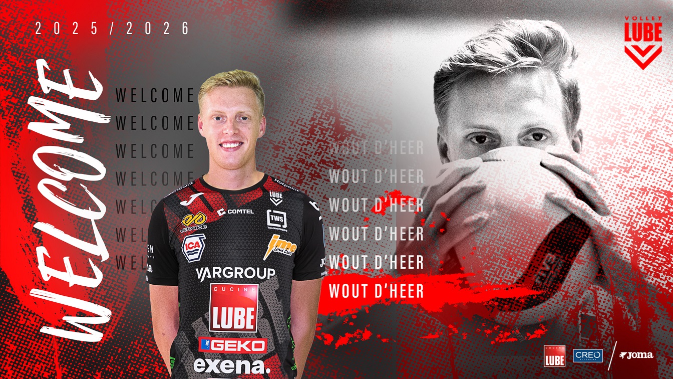 Volleyball player in action