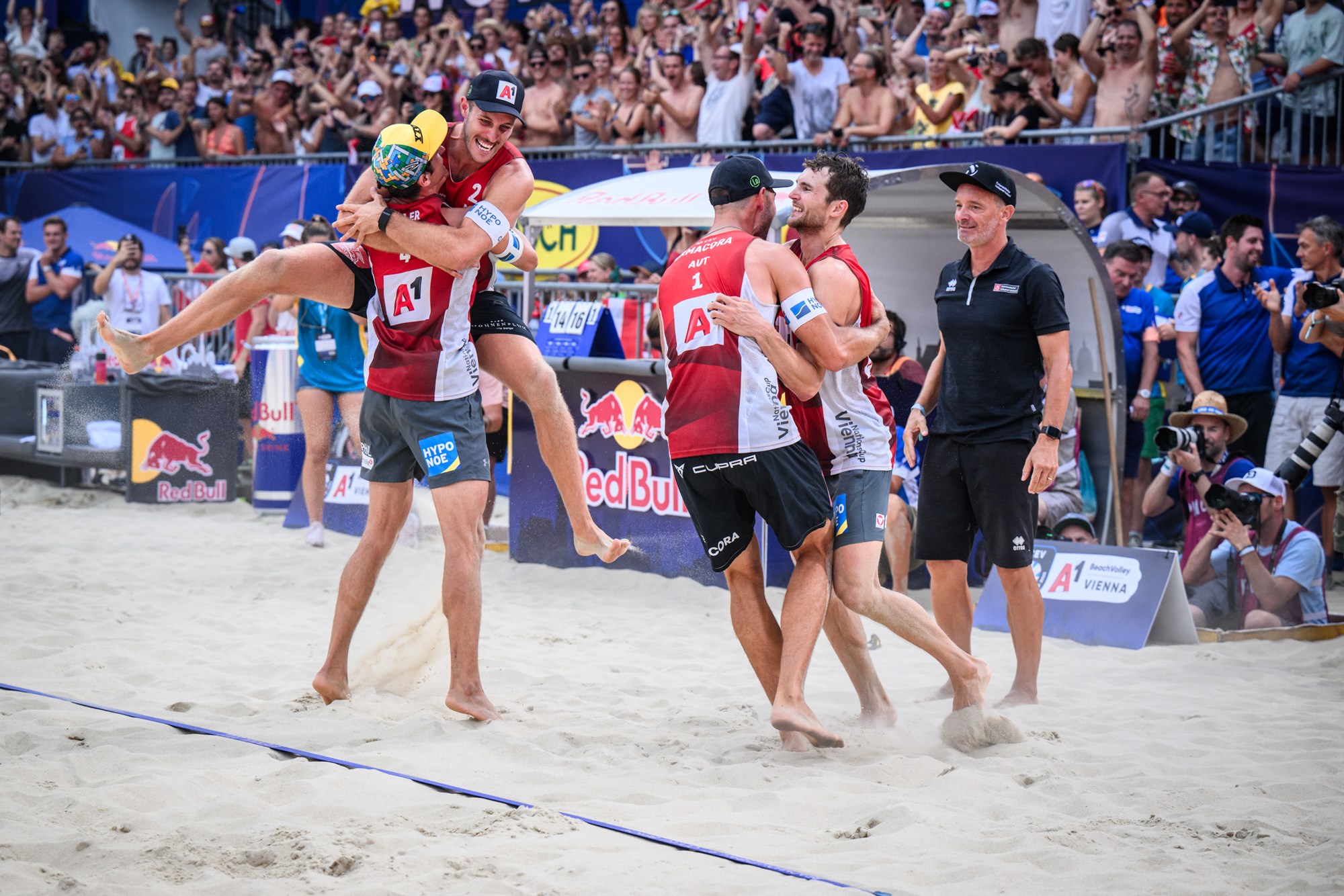 Austrian warriors make it to #BeachNationsCup semifinals | CEV