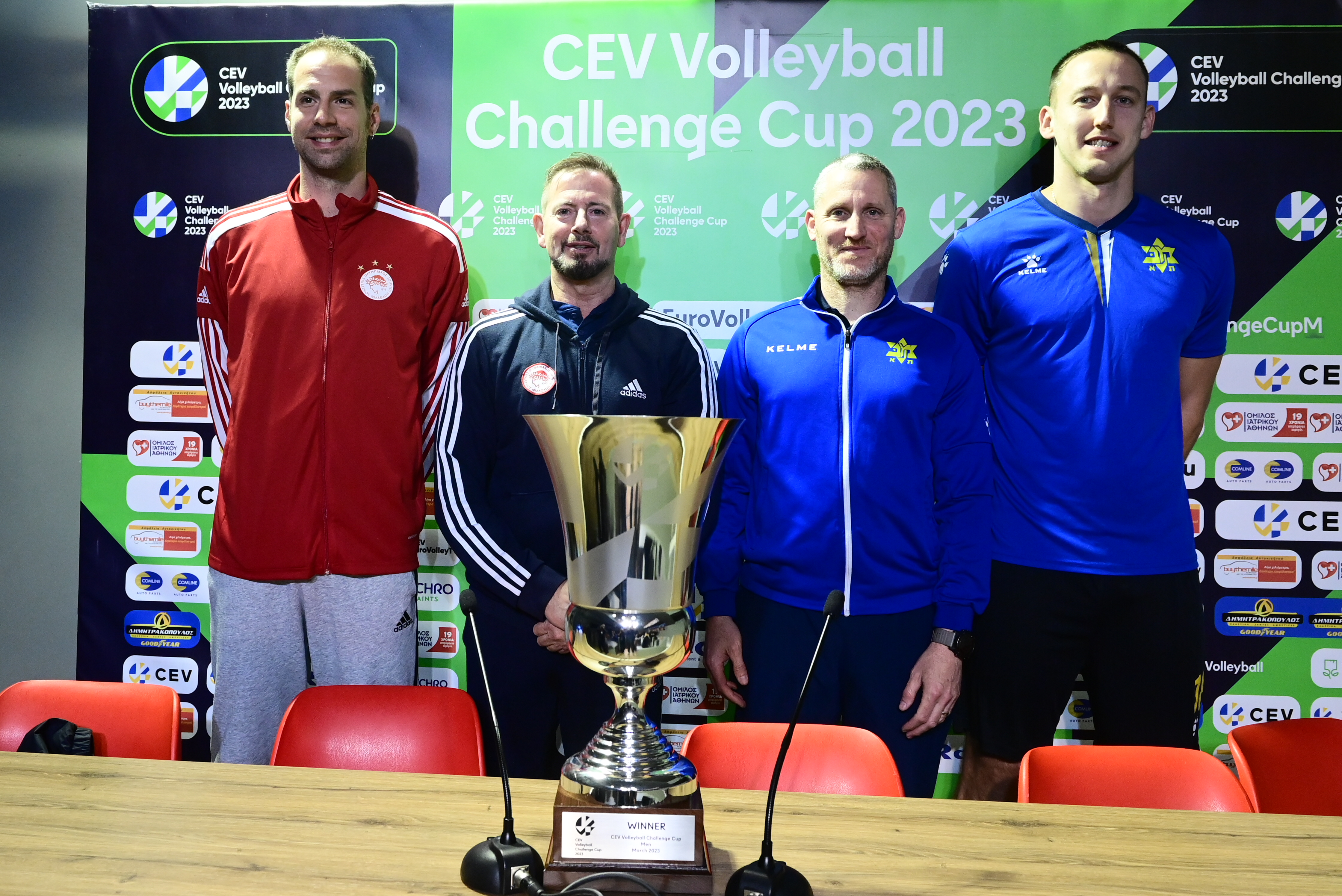 Olympiacos and Maccabi to deliver final #CEVChallengeCupM showdown CEV