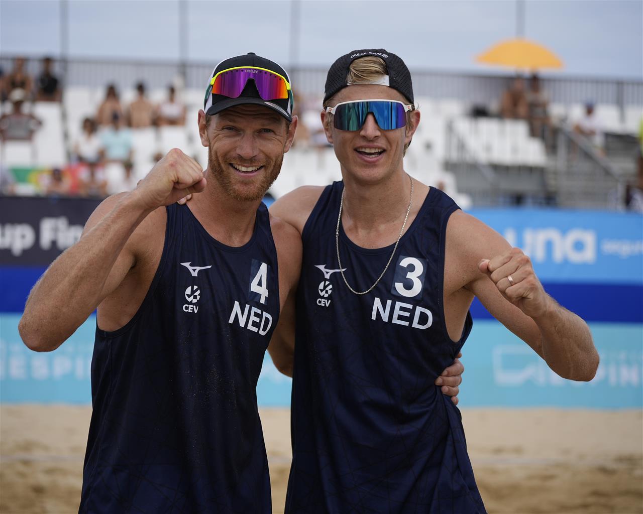Brouwer and van de Velde Beach Volleyball