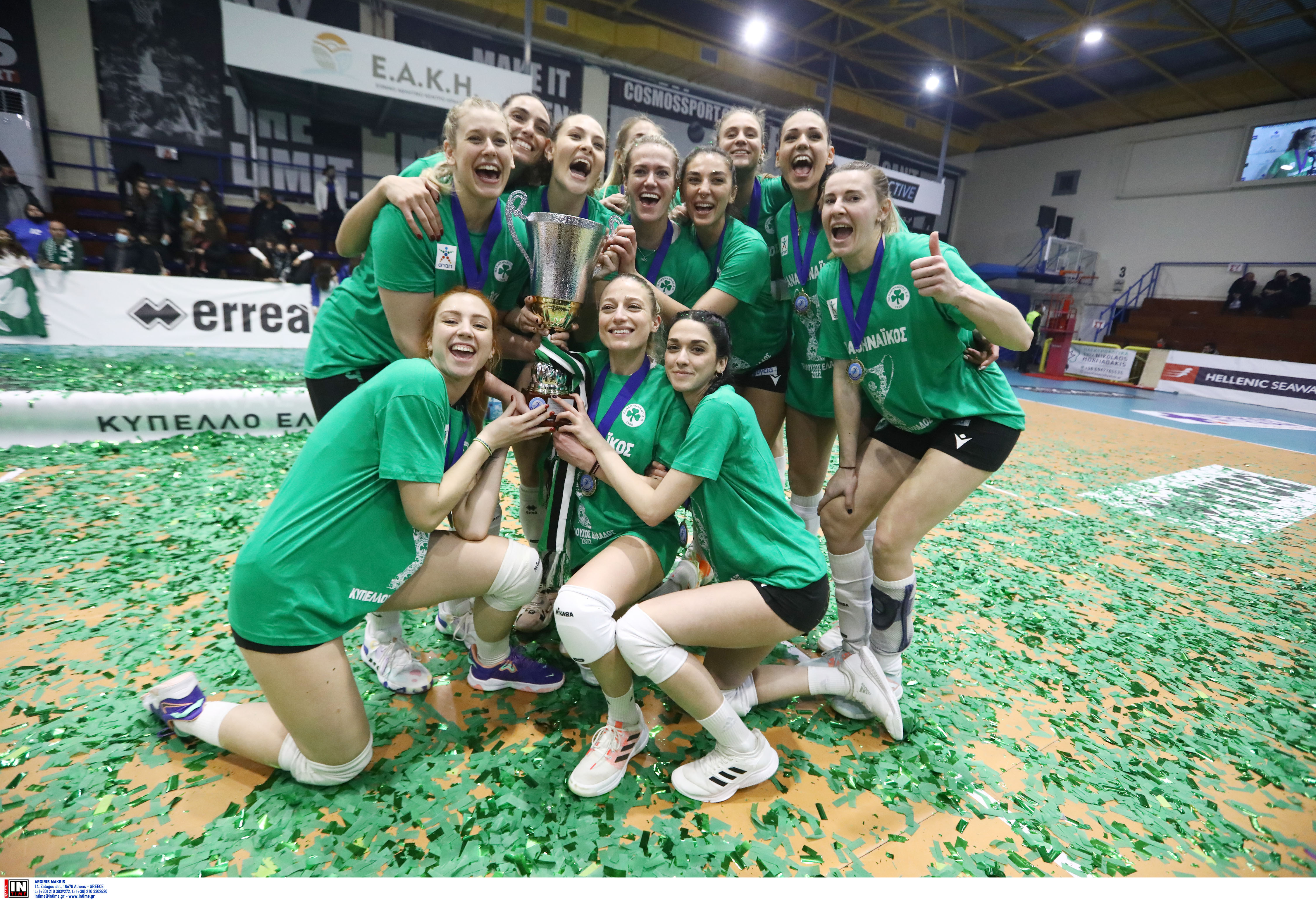 Panathinaikos regain Greek Women’s Cup title after 12 years CEV