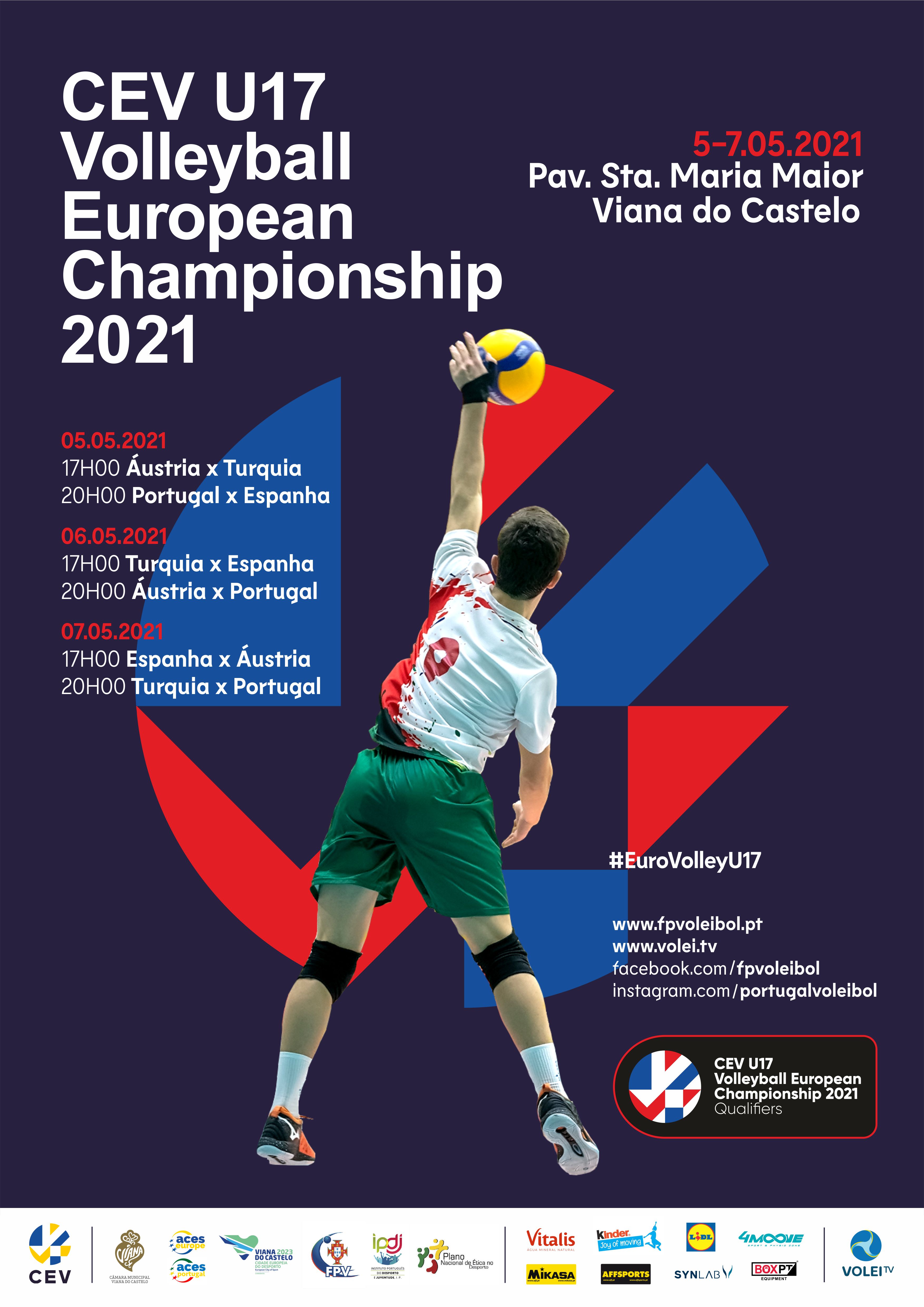Portugal poised to host #EuroVolleyU17M qualifier in Viana do Castelo CEV