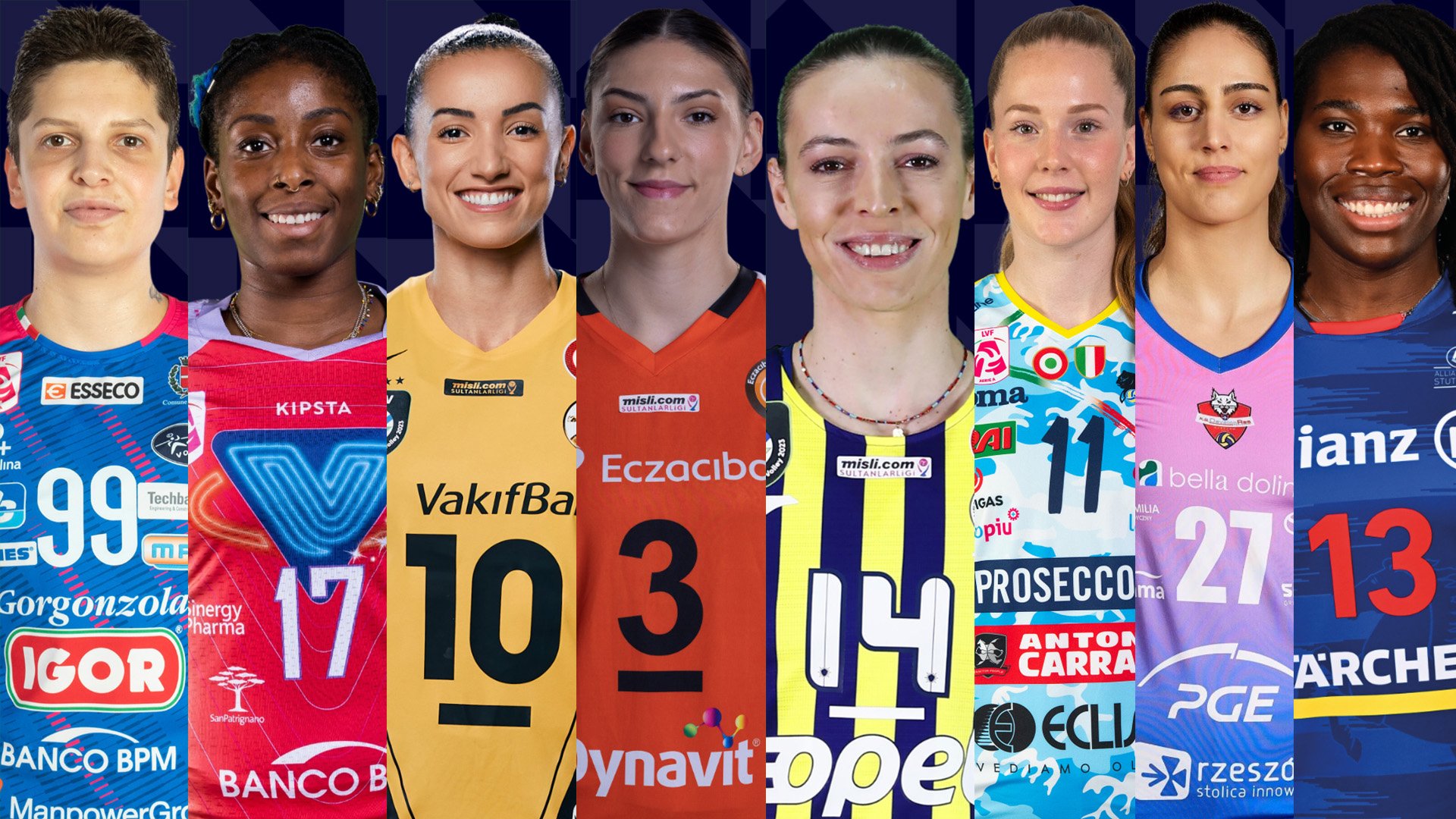 Women’s QuarterFinals Lineup Confirmed in the CEV Champions League