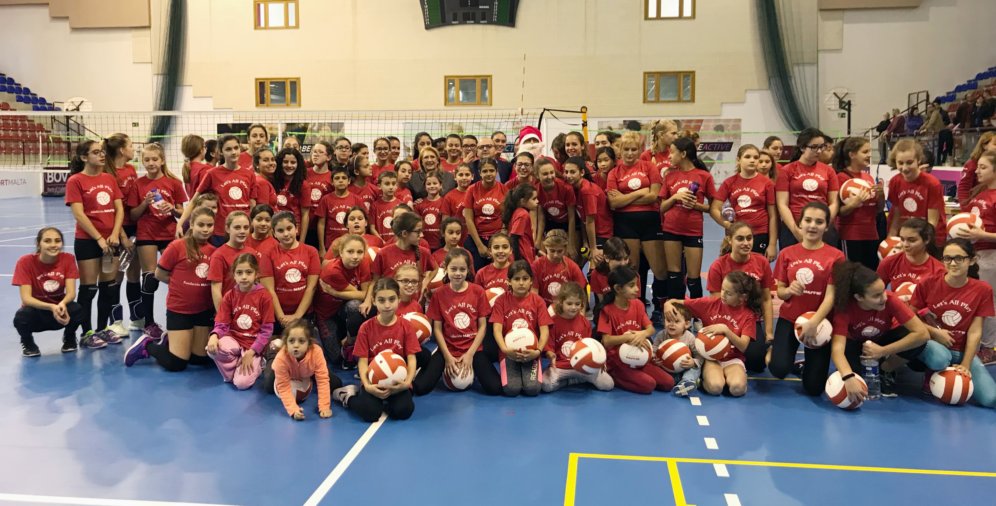 Volleyball Christmas Festival brings kids to sport in Malta | InsideCEV