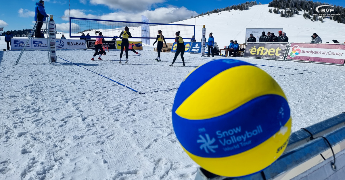 Historic BVA zonal Snow Volleyball championships held in Bulgaria CEV