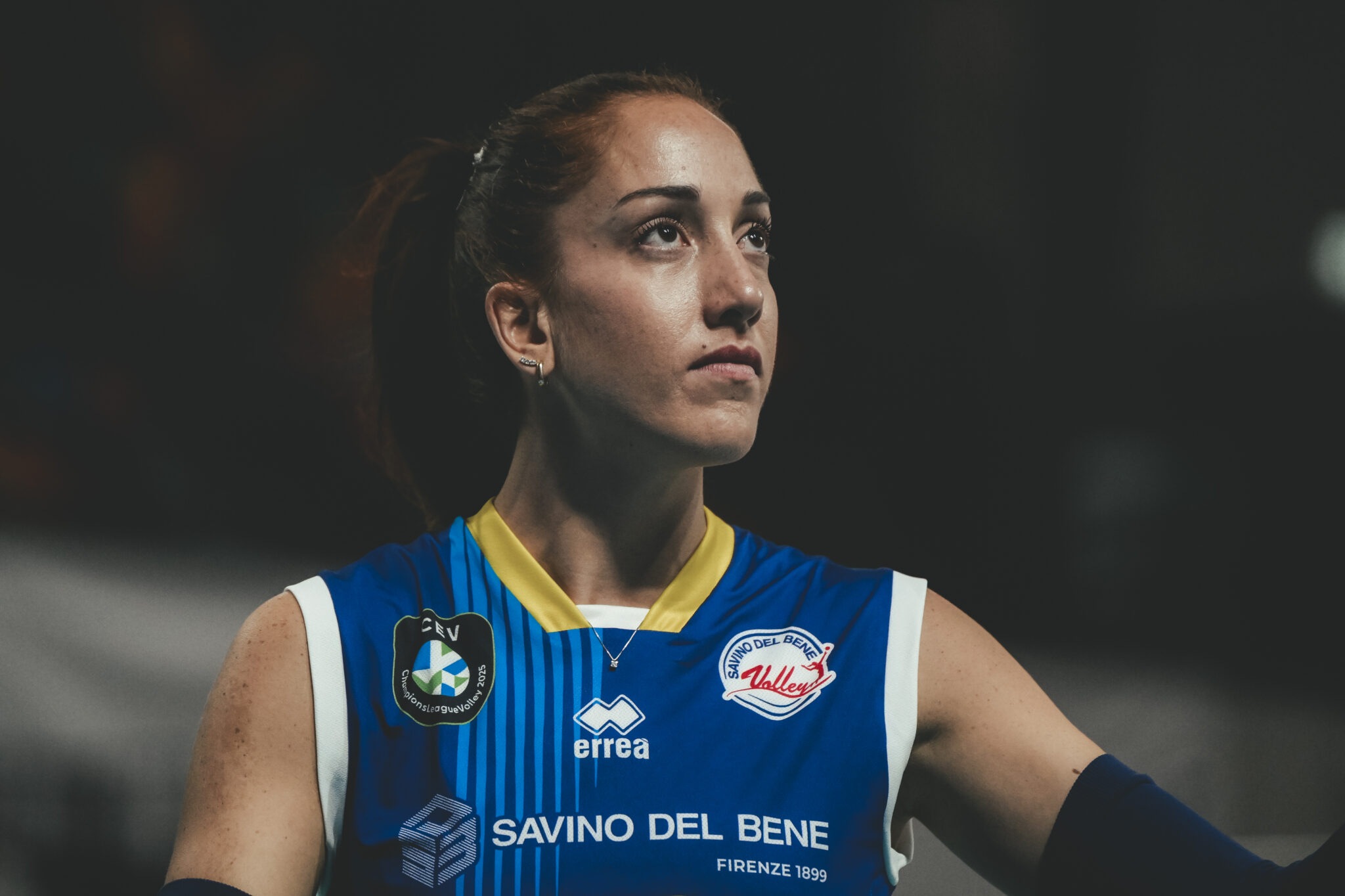 Volleyball team huddle