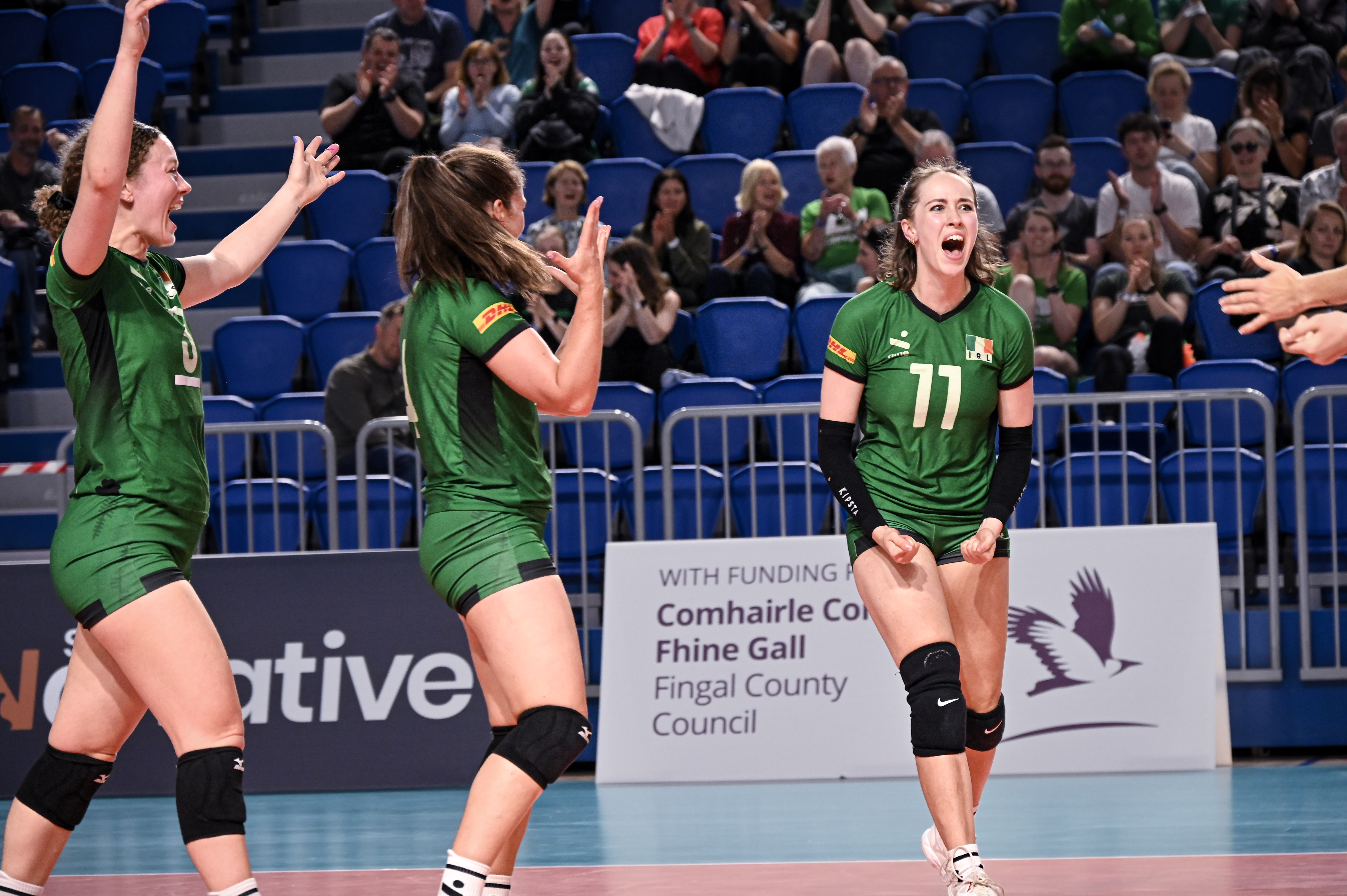 Irish Women`s Volleyball Team