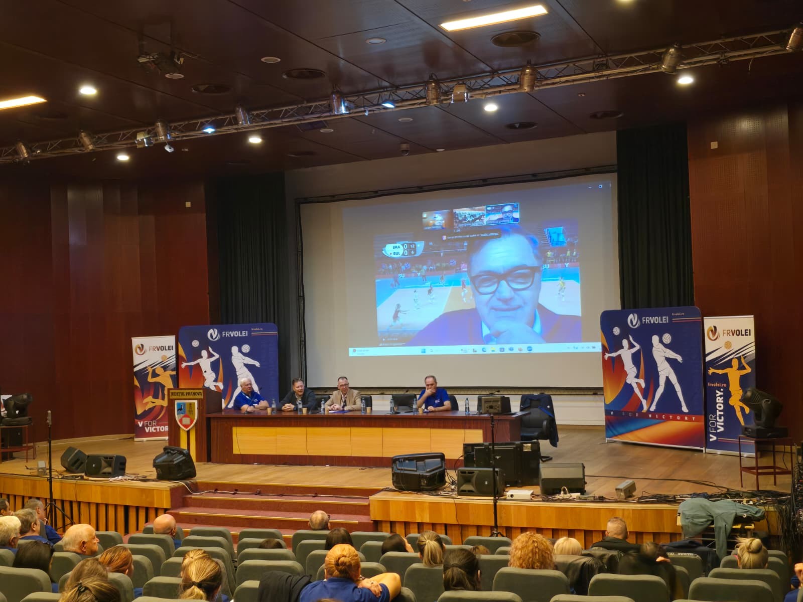 ERC President Arturo Di Giacomo joining the seminar via video link