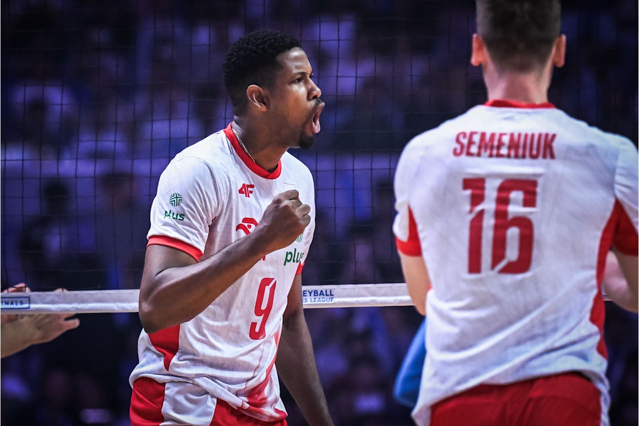 Poland Volleyball Team Celebrating VNL Victory