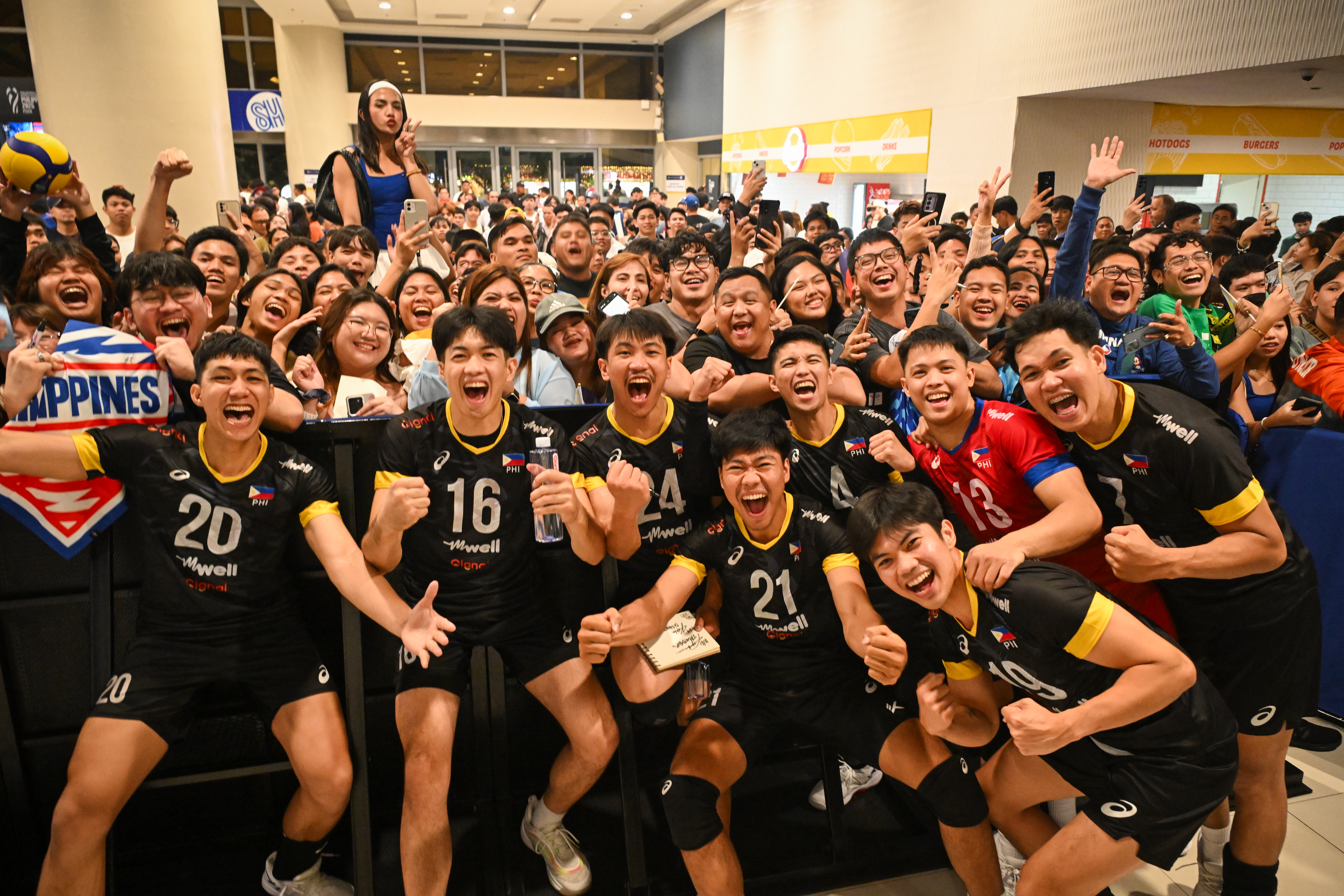 Partido de voleibol en el Campeonato Mundial