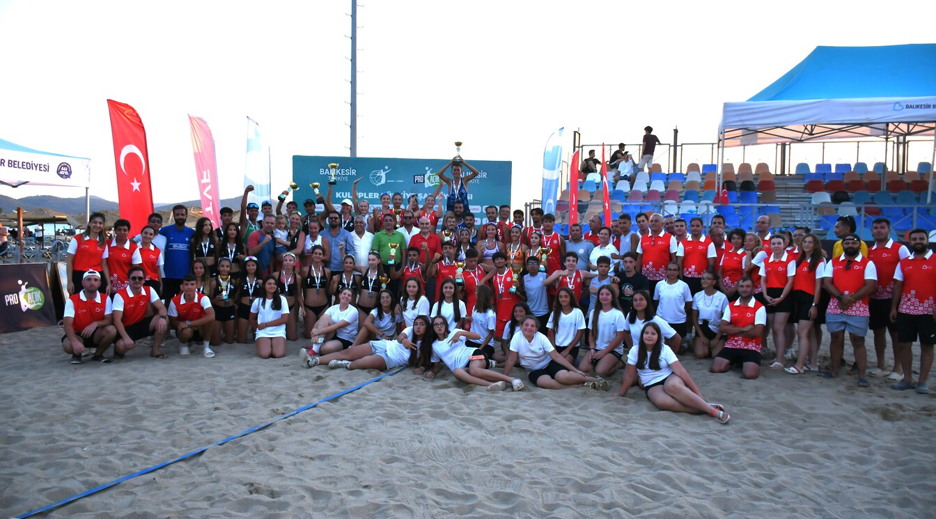 Winners of the Turkish Beach Volleyball Club Championships
