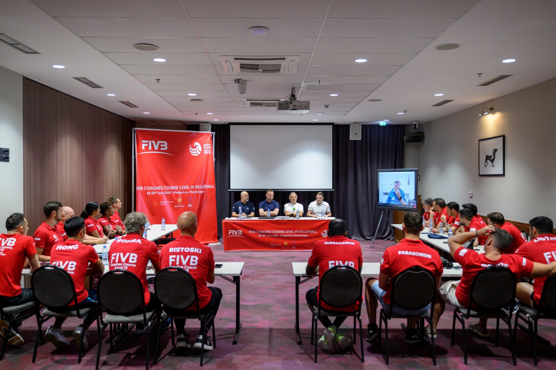 Курс FIVB в Подгорице - одно из пяти мероприятий в мире